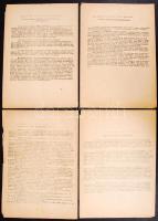 1942 Honvédségi tájékoztató közlemények 5 db: a zsidó munkaszolgálatosokról, a magyar fegyverek működéséről. a zsákmányolásról és egyéb érdekességekről