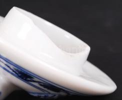 Meisseni porcelán kávéskészlet, hiányos, kis sérülésekkel / Meissen faulty coffe set