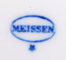 Meisseni porcelán kávéskészlet, hiányos, kis sérülésekkel / Meissen faulty coffe set