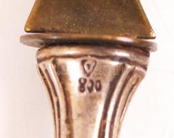 1 db ezüst (Ag) nyelű vajazókés / knife with silver handle