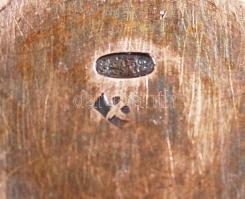 1898 4 db orosz, 84 zolotniki jelzésű, mesterjegyes, ezüst (Ag) keresztelőpohár / 1898 Russian hallm...