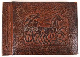 1972 Szovjet küldöttség Balatonon és Budapesten, kb 20 db fotóval, szocreál fotóalbumban, 20×35 cm