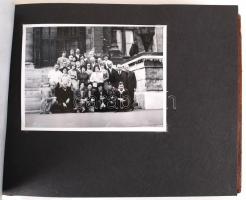 1972 Szovjet küldöttség Balatonon és Budapesten, kb 20 db fotóval, szocreál fotóalbumban, 20×35 cm