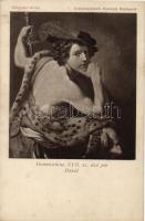 5 db régi művészeti reprodukció képeslap / 5 pre-1945 art reproduction postcards