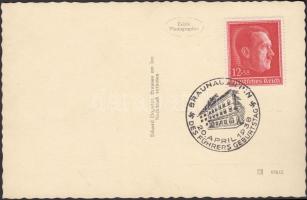 Braunau am Inn, Adolf Hitlers Geburtshaus / Hitler's birthplace, propaganda, So.Stpl