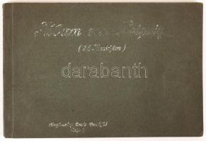 cca 1900 Leipzig 35 képet tartalmazó képes füzet / Picture booklet with 35 photos