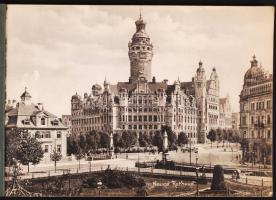 cca 1900 Leipzig 35 képet tartalmazó képes füzet / Picture booklet with 35 photos