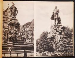 cca 1900 Leipzig 35 képet tartalmazó képes füzet / Picture booklet with 35 photos