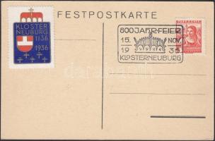 Klosterneuburg 1136-1937, 800 Jahrfeier, So.Stpl