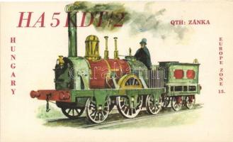 16 db modern, használatlan, jó állapotú, gőzmozdony motívumú képeslap, a Közlekedési Múzeum sorozata...