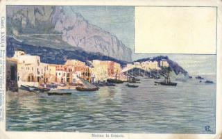 Capri, Wiener Künstler Postkarte Serie XXIII/4., Philipp und Kramer (EK)