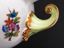 Herendi Viktória mintás váza, kézzel festett, hibátlan, jelzett, m: 20 cm
