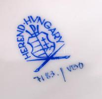 Herendi Viktória mintás váza, kézzel festett, hibátlan, jelzett, m: 20 cm