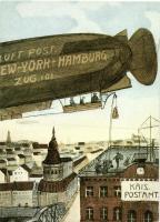 20 db modern, használatlan, jó minőségű, német postatörténeti képeslap / 20 modern, unused, good quality, German postal history postcards