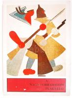 1977 A nagy forradalom plakátjai, Képzőművészeti Alap Kiadóvállalata, 24 db színes nyomat mappában