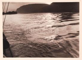 1937 Szennik László öregcserkész Osztrák táj 2 db fénykép az V. országo művészi cserkész fényképkiál...