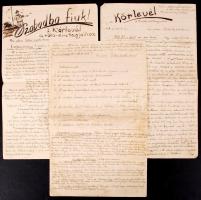 1939 Kézzel írt cserkész körlevél