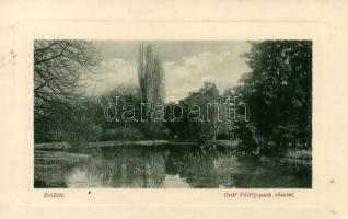 Bazin, Pezinok; Gróf Pálffy-park; kiadja Klein Alfrédné