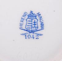 Herendi Viktória mintás ékszertartó, kézzel festett, jelzett, hibátlan, d:6,5 cm