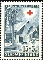 4 db modern, használatlan, finn propaganda képeslap a Vöröskereszttől / 4 modern, unused, Finnish propaganda postcards from Red Cross