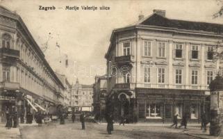 Zagreb Marije Valerije ulica, banka / street, bank (EK)