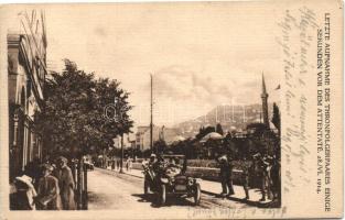 Sarajevo Franz Ferdinand and his wife before the assassination (EB)