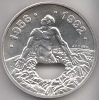 1992. "1956-os Forradalom" Ag emlékérem (44.44g/0.999/42.5mm) T:2