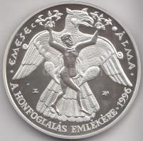 Lebó Ferenc (1960-) 1996. "A Honfoglalás emlékére - Emese álma / Álmos áldozata" Ag emléké...