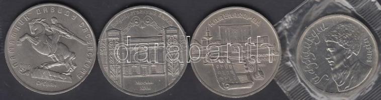 Szovjetunió 1990-1991. 1R (3xklf) + 5R (3xdiff) T:2
Soviet Union 1990-1991. 1 Ruble + 5 Rubles (3xdi...
