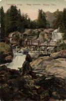 Tátra Tarpataki-völgy, vízesés / waterfall