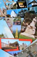 130 db modern, magyar városképes lap / 130 modern, Hungarian postcards