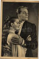 35 db modern, magyar, fekete-fehér színészlap / 35 modern, black and white, Hungarian actor and actr...