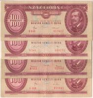 1962-1989. 100Ft (4x) T:I-,III