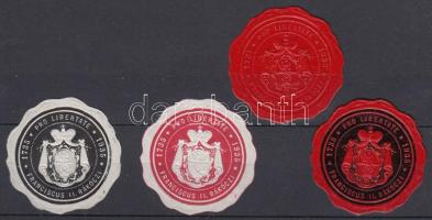 1935 Rákóczi évforduló 4 klf levélzáró