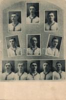 Az FTC bajnok csapata / the champion team of the Hungarian Ferencvárosi Torna Club (b)