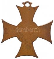 1913. "Mozgósítási Kereszt / 1912-1913-as Emlékkereszt" aranyozott kitüntetés domború évsz...
