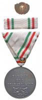 1991. "1956-os Emlékérem" ezüstözött Br kitüntetés mellszalaggal, szalagsávval, miniatűrre...