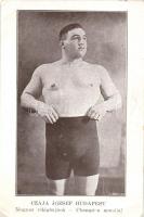 Czája József world champion wrestler (small tear)