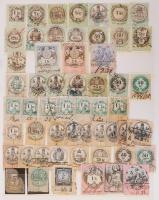 Több mint 360 magyar okmánybélyeg berakó lapokon