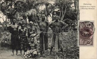 Natives from Abomey-Sinhoué, Benin-Dahomey, folklore