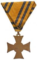 1913. "Mozgósítási Kereszt / 1912-1913-as Emlékkereszt" aranyozott kitüntetés domború évsz...
