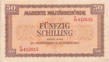 Ausztria / nemzetközi megszállás 1944. 50Sch T:II,II-
Austria / allied occupation 1944. 50 Schilling...