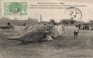 Sudanese folklore, canoe making