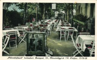 Budapest XII. Németvölgyi út 114., Fülemülefészek halászkert