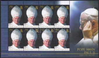 2005 II. János Pál pápa emlékére kisív Mi 1128