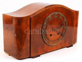 Antik kandalló óra, kulccsal, 24×40 cm