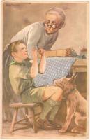 Scout / "A cserkész feljebbvalóinak jó szívvel engedelmeskedik." s: Márton L.