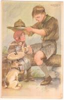 Scout / "A másokkal szemben gyöngéd, magával szemben szigorú." s: Márton L.