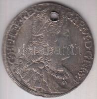 Ausztria 1733. 3Kr Ag "III. Károly" T:3 Ly. Austria 1733. 3 Kreuzer Ag "Charles VI" C:F holed