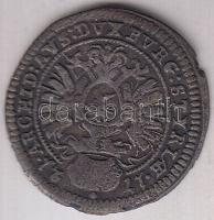 Ausztria 1721. 1Kr Ag "III. Károly" T:3 Ly. Austria 1721. 1 Kreuzer Ag "Charles VI" C:F holed